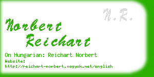 norbert reichart business card